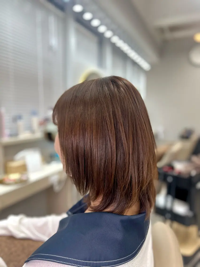 セミロング レイヤーカット 池田 太一のヘアスタイル