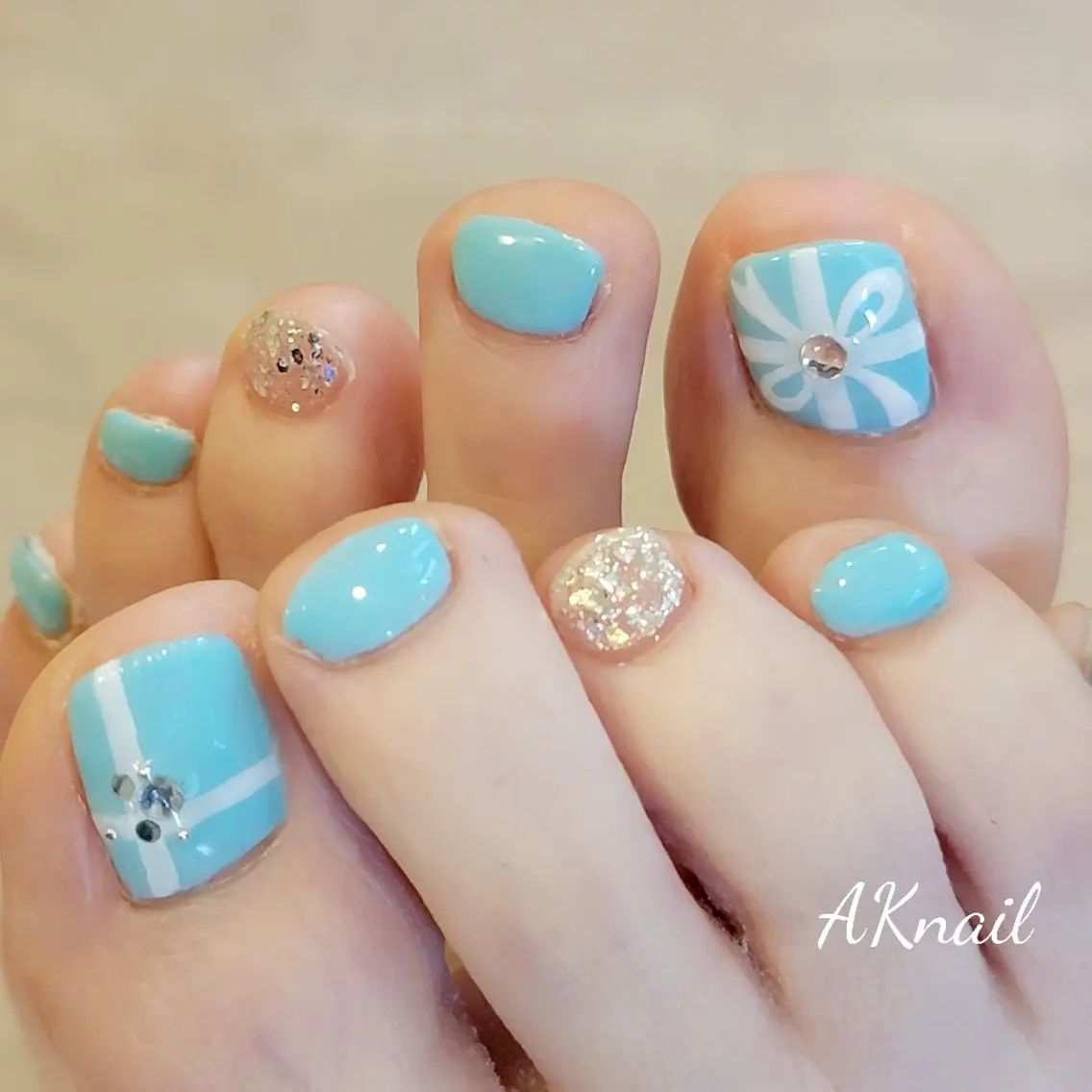 ネイル フットネイル ネイル&巻き爪サロン AKnailのネイルデザイン