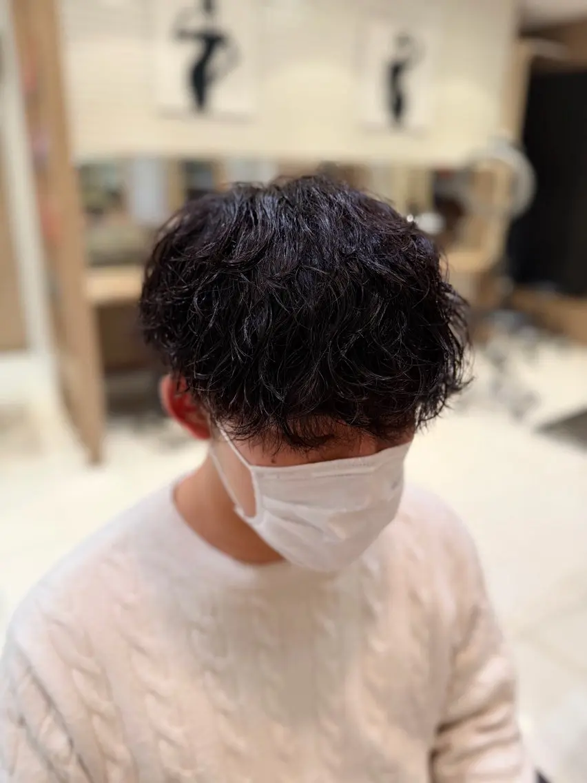 パーマ メンズ メンズパーマ 波巻きパーマ カット パーマ カルマ･ニュアンス/ 縮毛/レイヤーaoiのヘアスタイル
