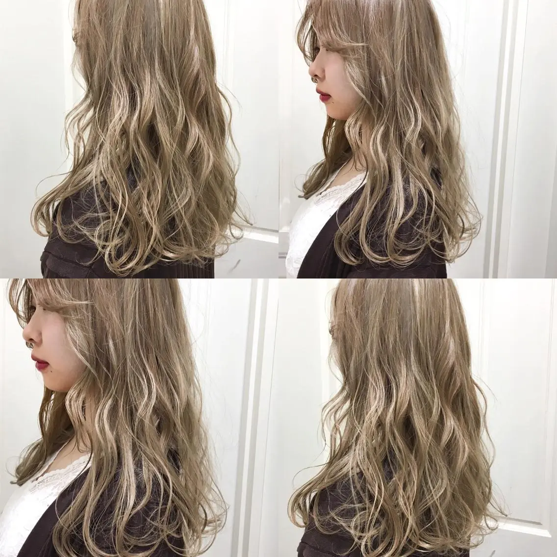 ロング カラー パーマ ヘアアレンジ メンズ 代表🎀 ふわモテ愛 され髪🩷yumiのヘアスタイル