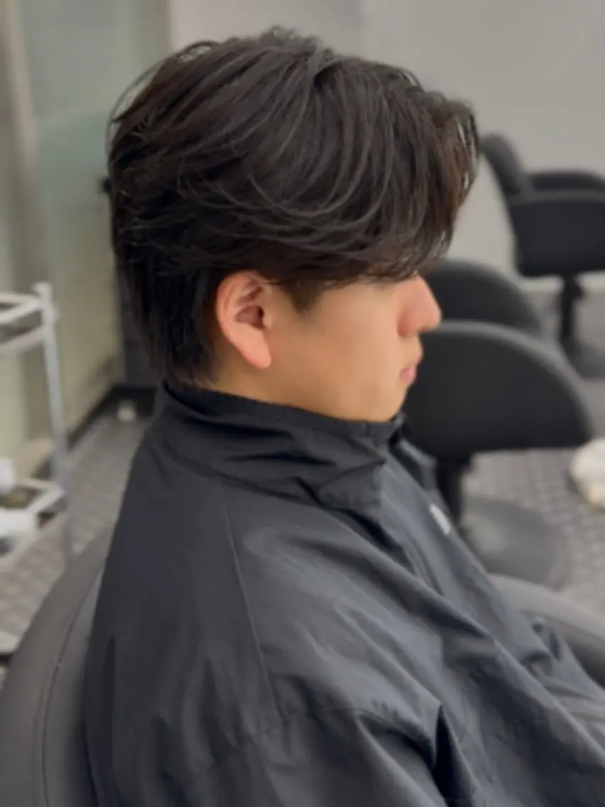 メンズ カット 縮毛矯正 トリートメント メンズパーマ職人馬場 和哉のヘアスタイル