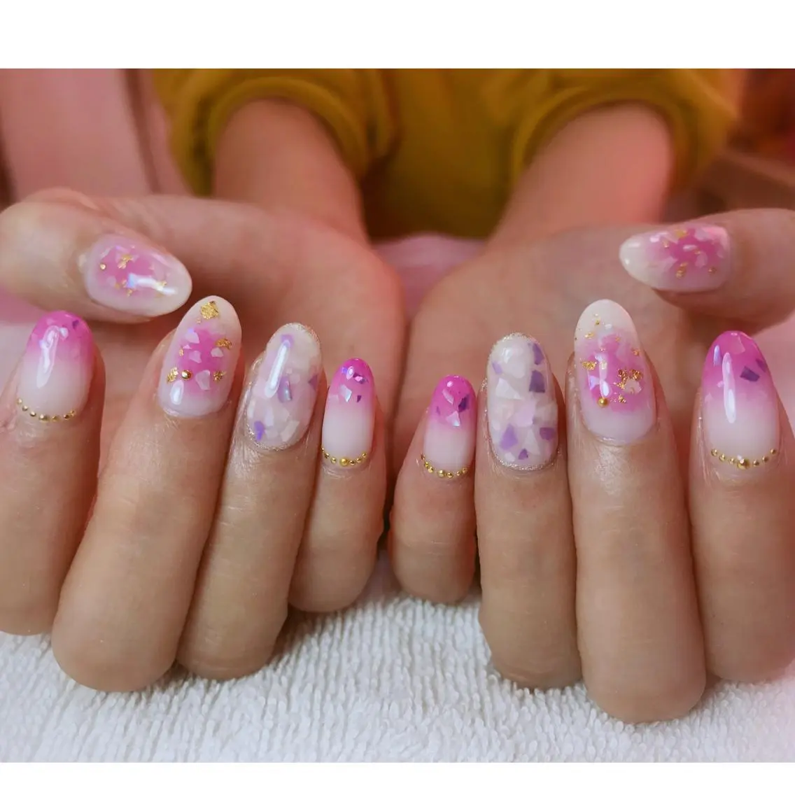 ネイル パープル 春ネイル Era nailのネイルデザイン