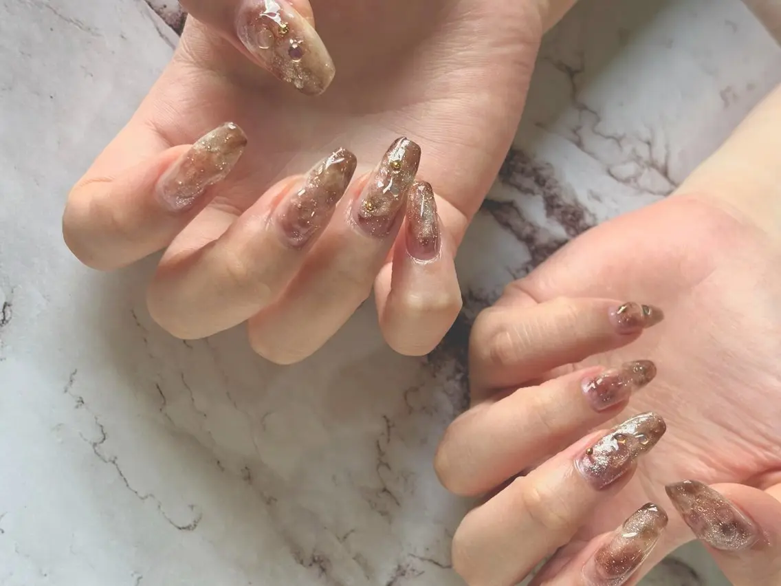 【オフなし】ニュアンスネイルの写真