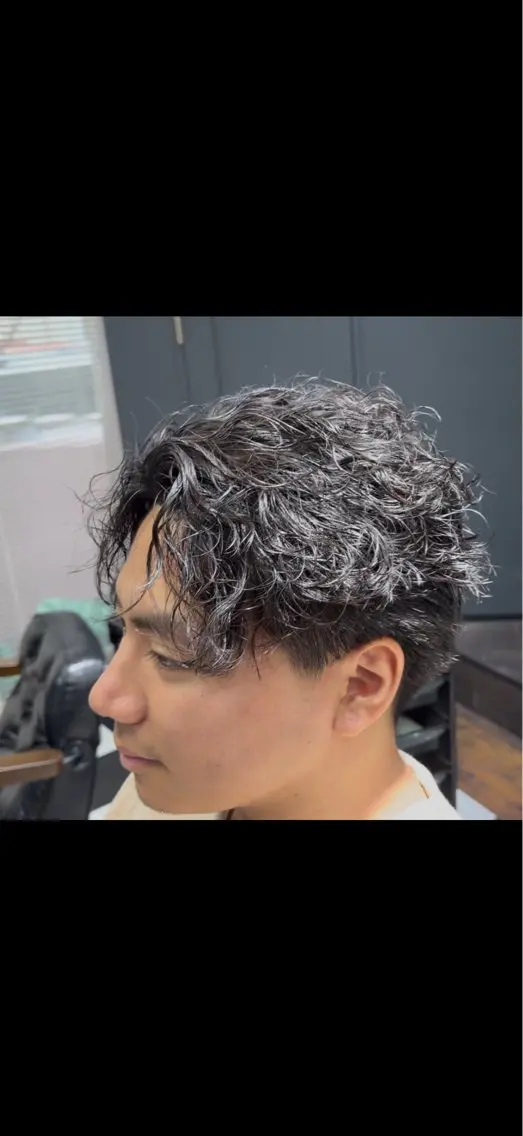 ショート メンズ カット パーマ メンズショート! Taiyo 🇺🇸のヘアスタイル