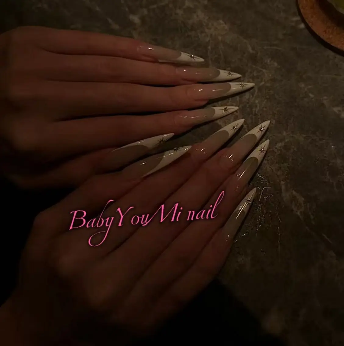 ネイル オーロラネイル 成人式 フットネイル フレンチネイル ジェルネイル ハンドネイル BabyYouMi nailのネイルデザイン