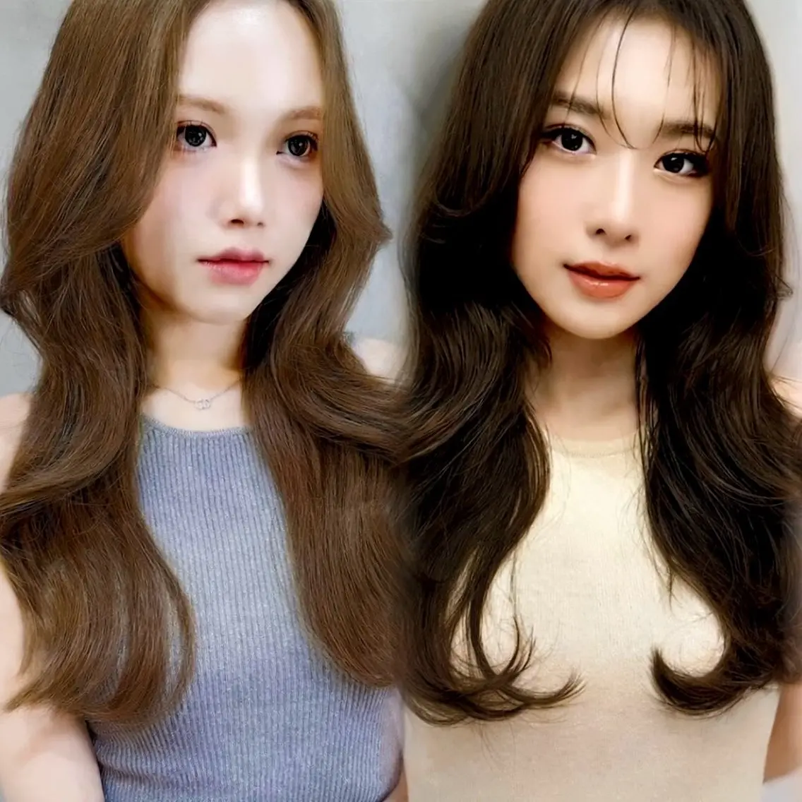 ロング カラー カット ヘアカラー トリートメント RYU/レイヤー /透明感艶カラーのヘアスタイル