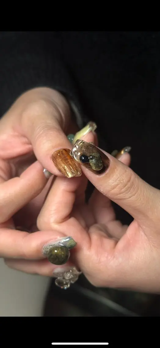 ネイル クリアネイル フレンチネイル ハンドネイル . ayakaのネイルデザイン