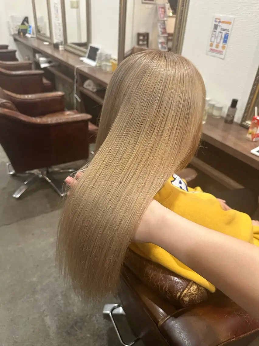 ロング カラー カット ヘアカラー ✨艶カラー/韓国ヘア ✨momoriのヘアスタイル