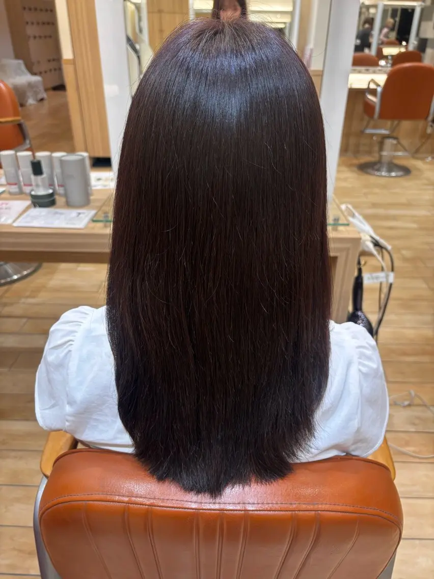 ミディアム 平久保 唯那のヘアスタイル