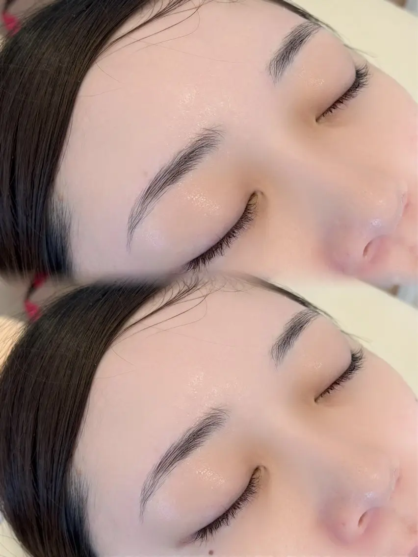 アイブロウ ワックス脱毛 眉カット 中川 愛琉のマツエク・マツパデザイン