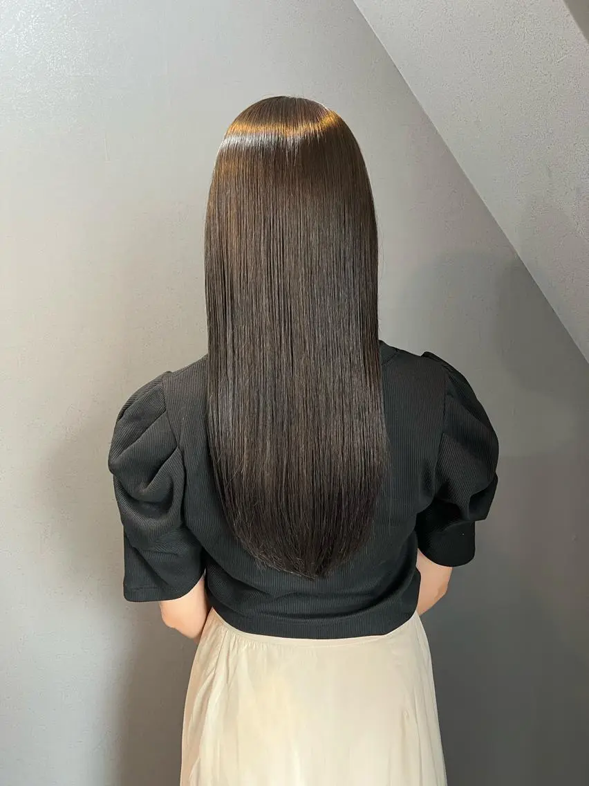 ＊髪質改善に特化＊【カット+髪質改善ケアストレート+毛髪修復トリートメント+集中補修トリートメント】の写真