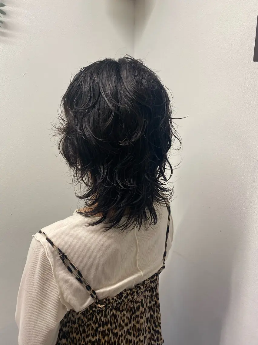 ミディアム 中山 明子のヘアスタイル