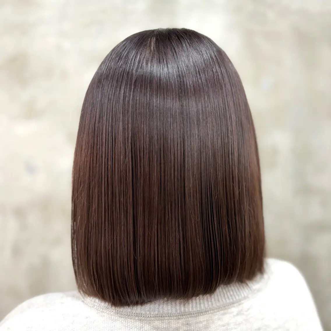 ミディアム カラー パープルカラー ヘアカラー トリートメント 艶髪‎カラー🤍 RIKAのヘアスタイル
