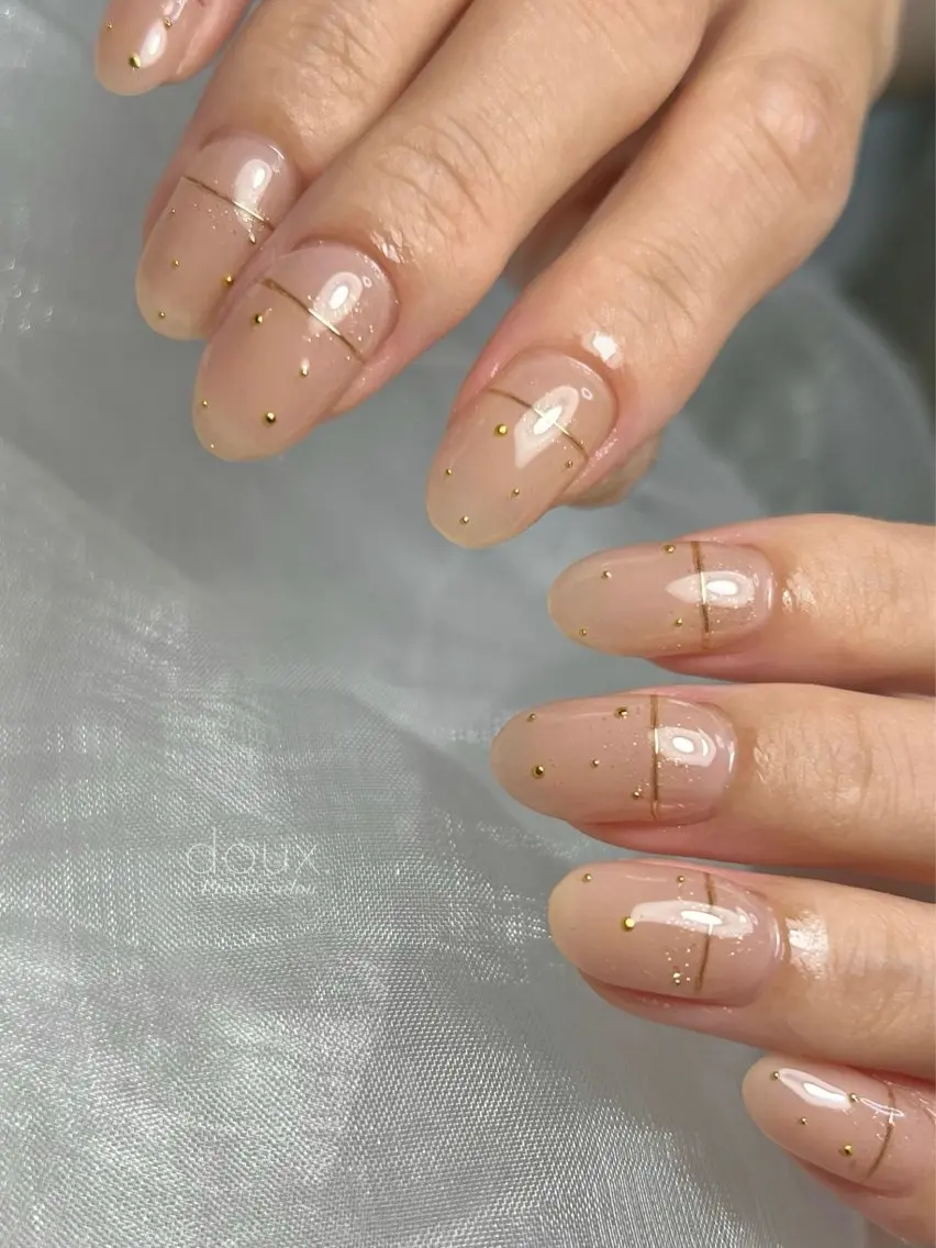 ネイル アートネイル 韓国ネイル doux. nailのネイルデザイン