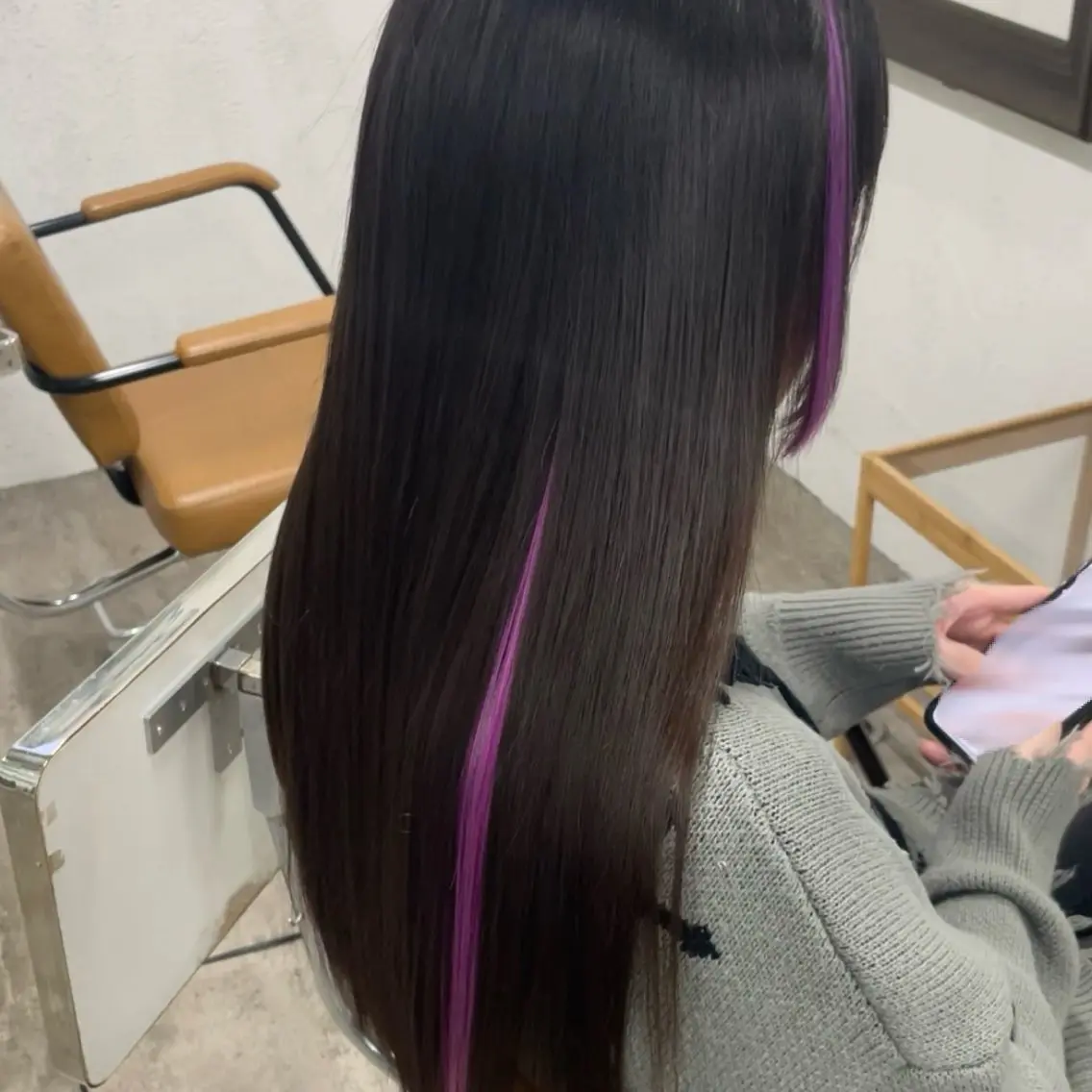 ˚*.꒰学割価格꒱.*˚🎀ིྀ結んで隠せます❣️🎀ིྀインナーエクステ12本🔮ᩚさらつやレミー毛使用🔮ᩚの写真