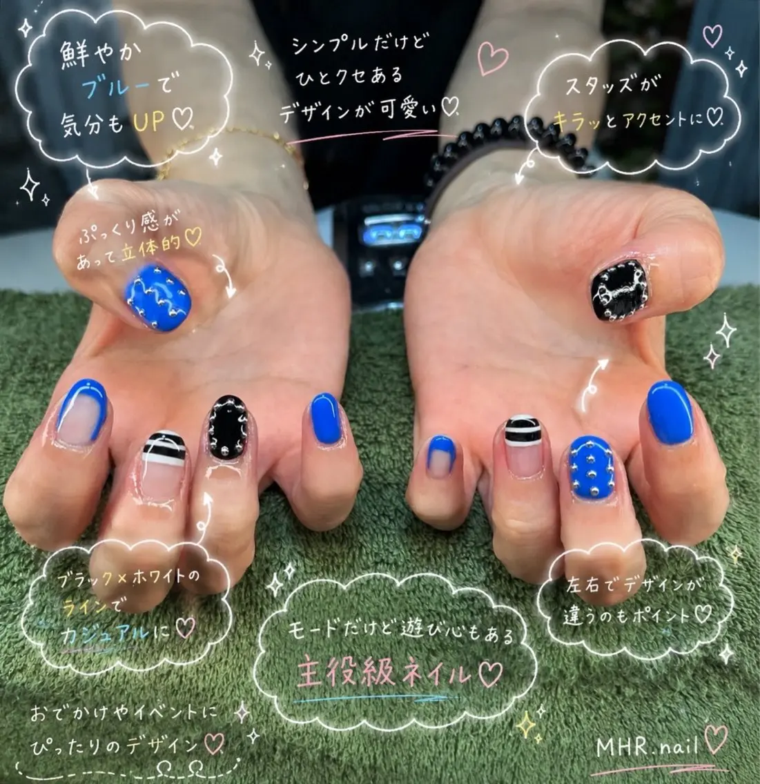 ネイル ハンドネイル フットネイル MHR nailのネイルデザイン