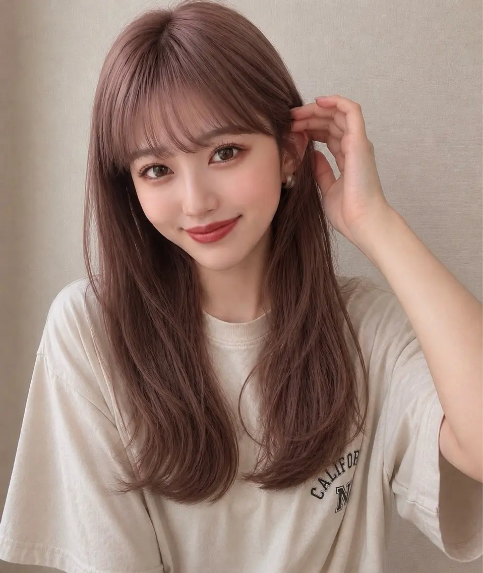 ロング 新宿 透明感カラー /髪質改善 葛西夏海のヘアスタイル