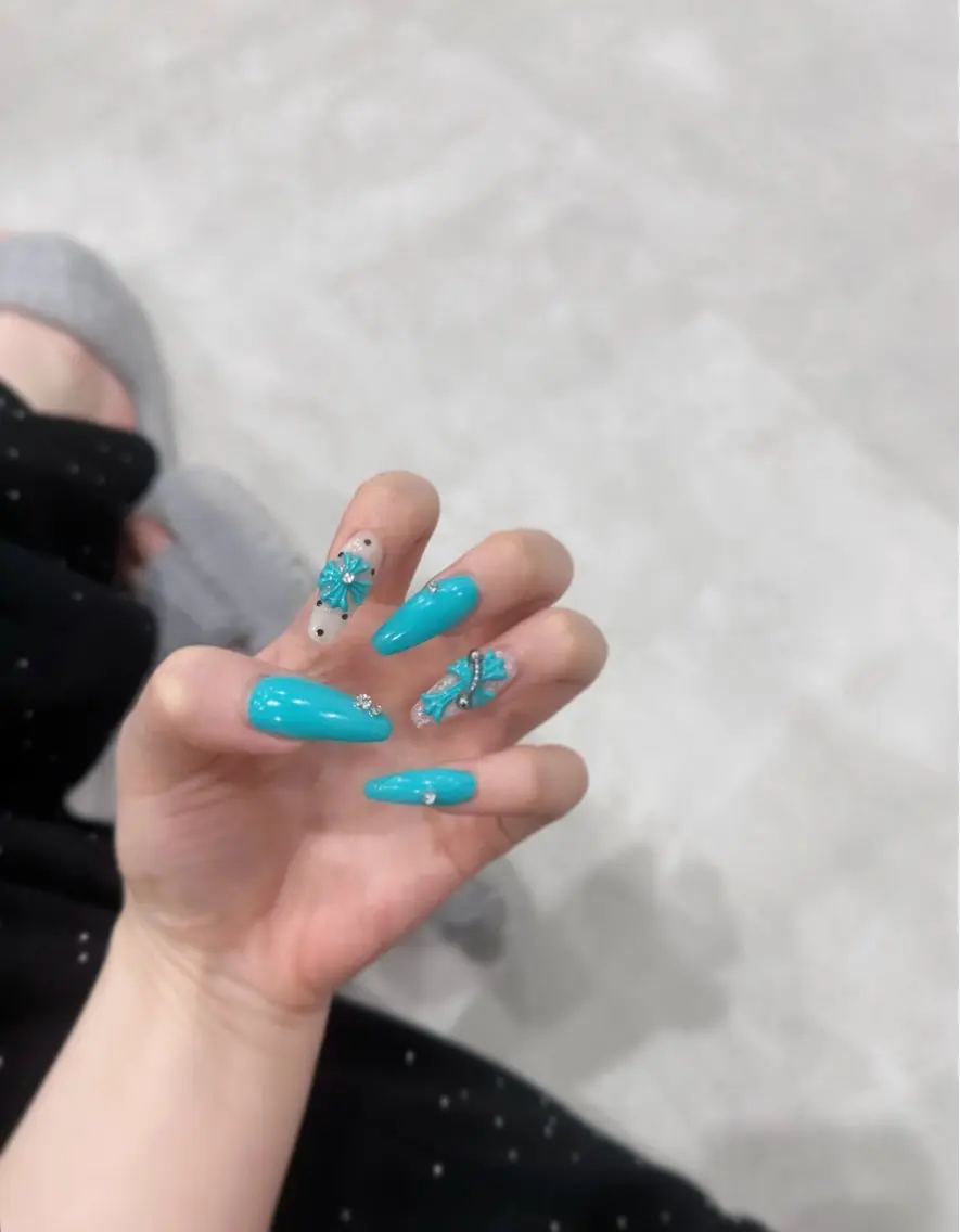 ネイル ハンドネイル Celeste 福井ネイル Rikoのネイルデザイン