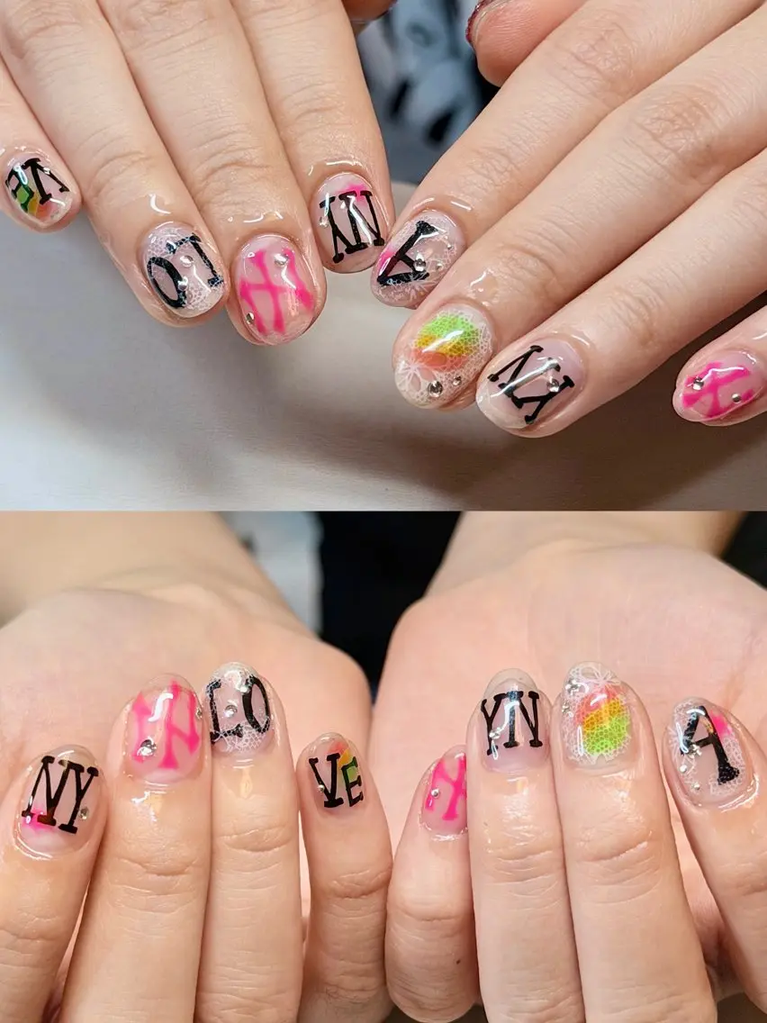 ショート ハンドネイル Kiki / art nailのネイルデザイン