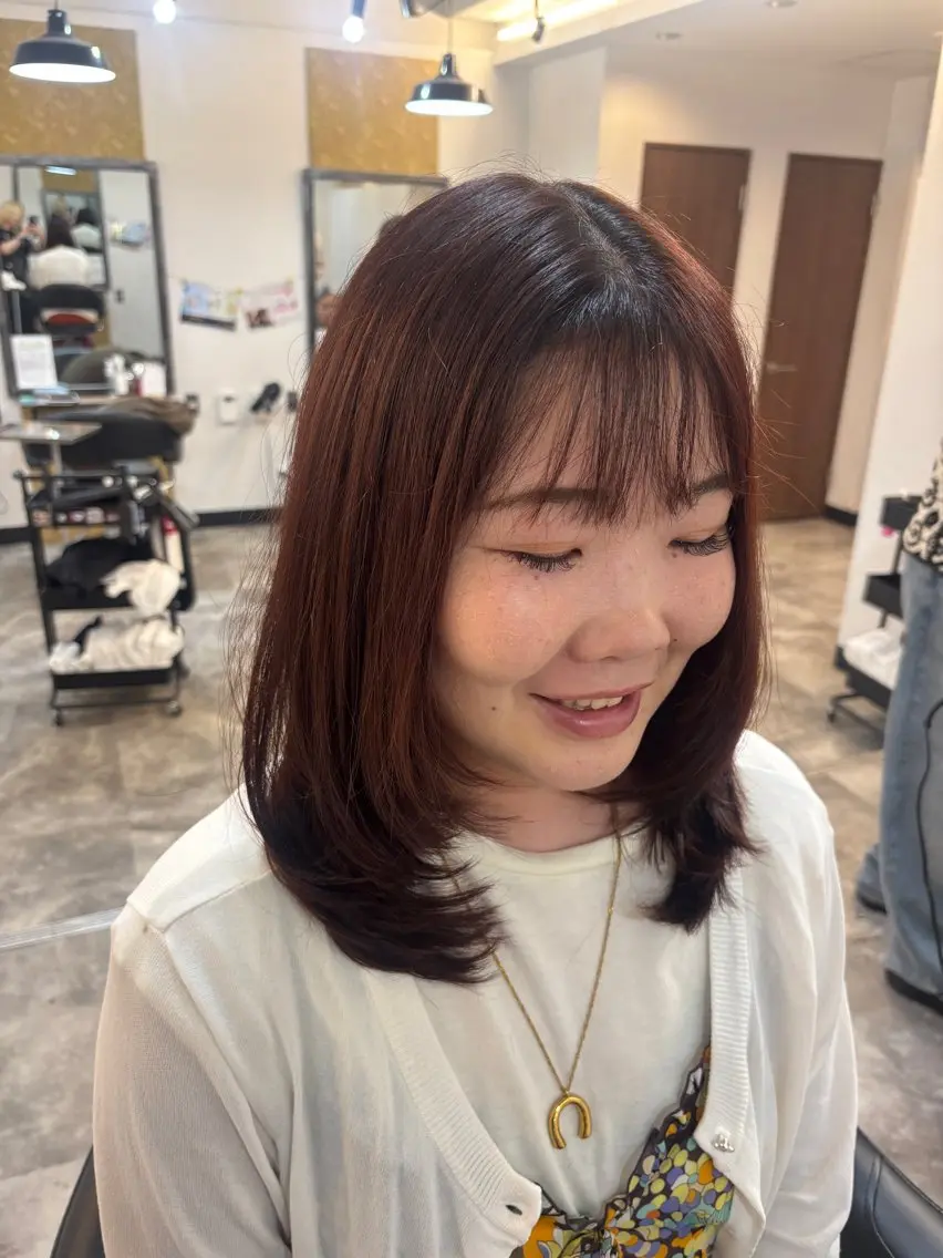 ミディアム 🍀無料レディースカ ットモデル募集🍀柴のヘアスタイル