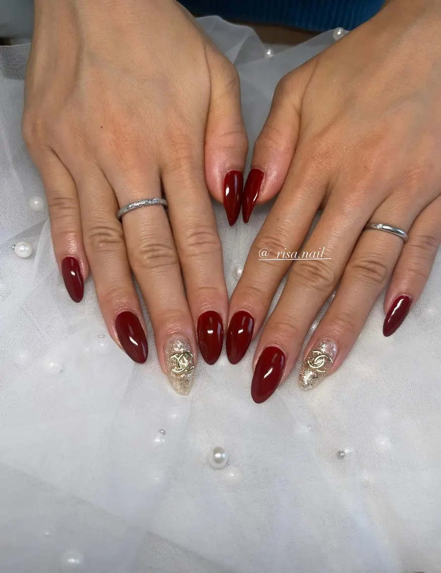 ネイル ワンカラーネイル 🅁nail🪞✨ risa🎀のネイルデザイン