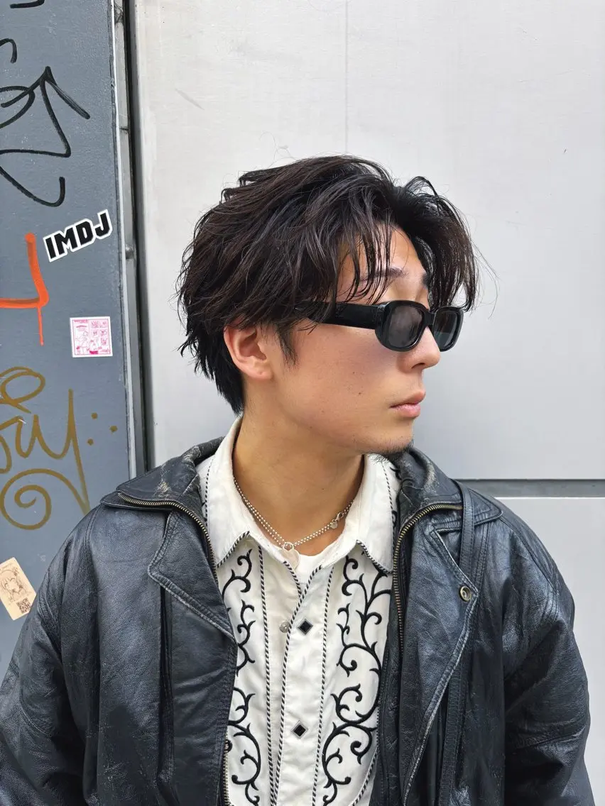 パーマ メンズ カット パーマ トリートメント ヘッドスパ ヘアセット 🔥メンズカット＋ パーマの達人🔥のヘアスタイル