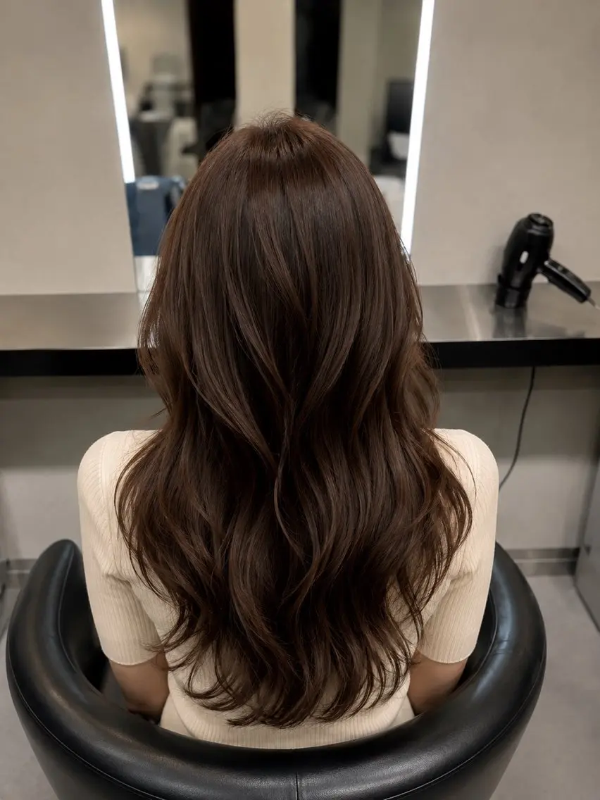 ミディアム カラー ブラウンカラー トリートメント 🌈ウルトワ水素 髪質改善naru🌈のヘアスタイル