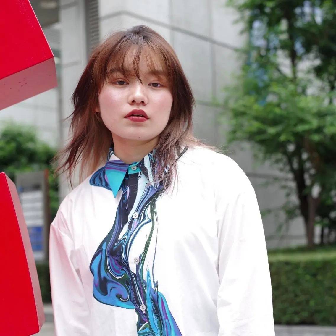 ミディアム カラー パーマ ヘアアレンジ メンズ キッズ ネイル マツエク・マツパ 学生（メンズ向け） 学生 藤井 仁紀のヘアスタイル