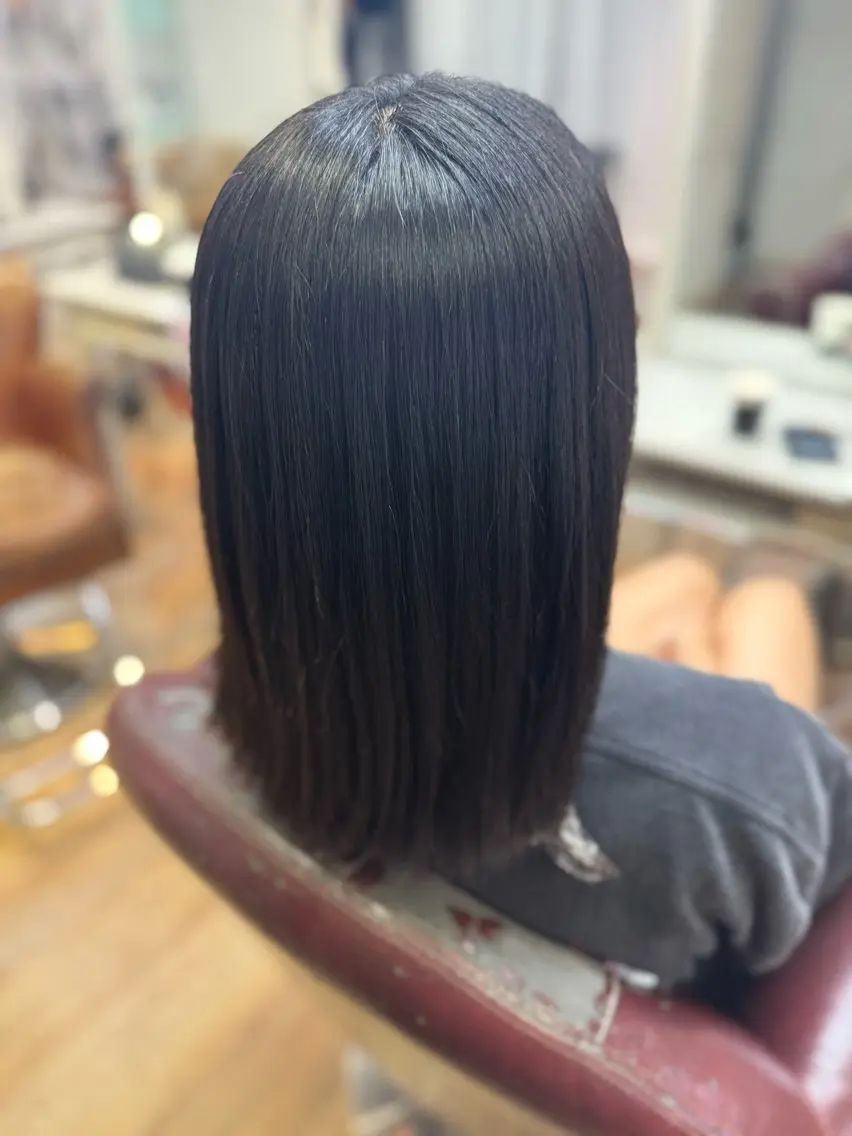 セミロング 縮毛矯正 あいり 👶🏻❤︎のヘアスタイル