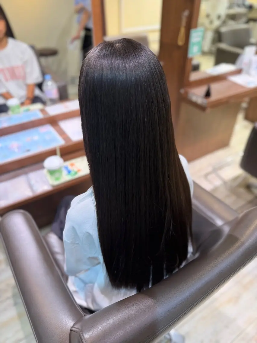 縮毛矯正 神野 流嘉のヘアスタイル