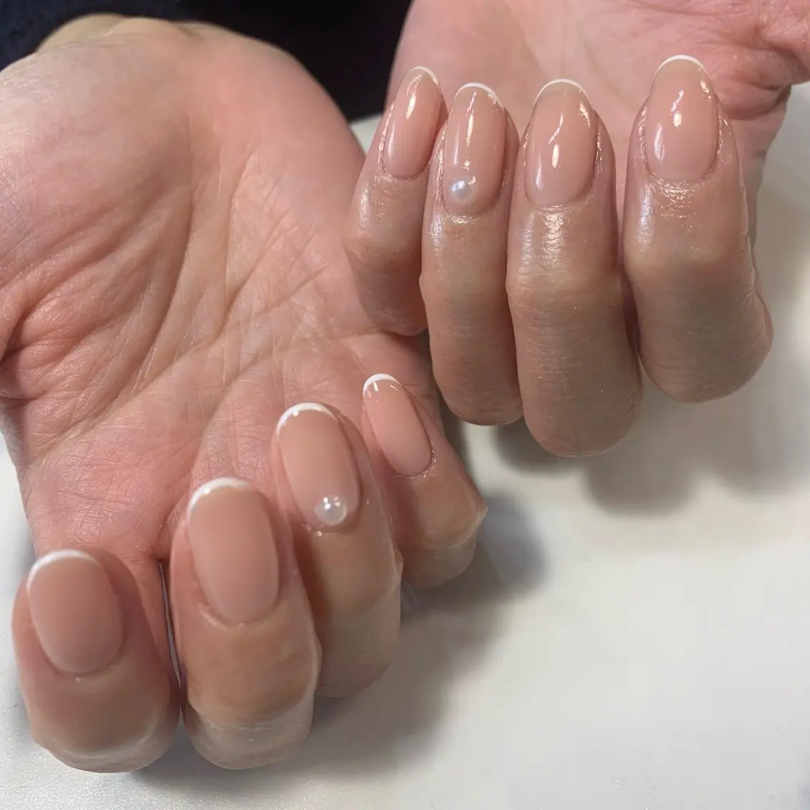 【平日限定】ワンカラーに先端ライン💅オフ込の写真