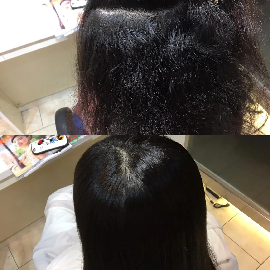 セミロング 縮毛矯正 カット ヘアカラー トリートメント セイヤ 艶髪再生師のヘアスタイル
