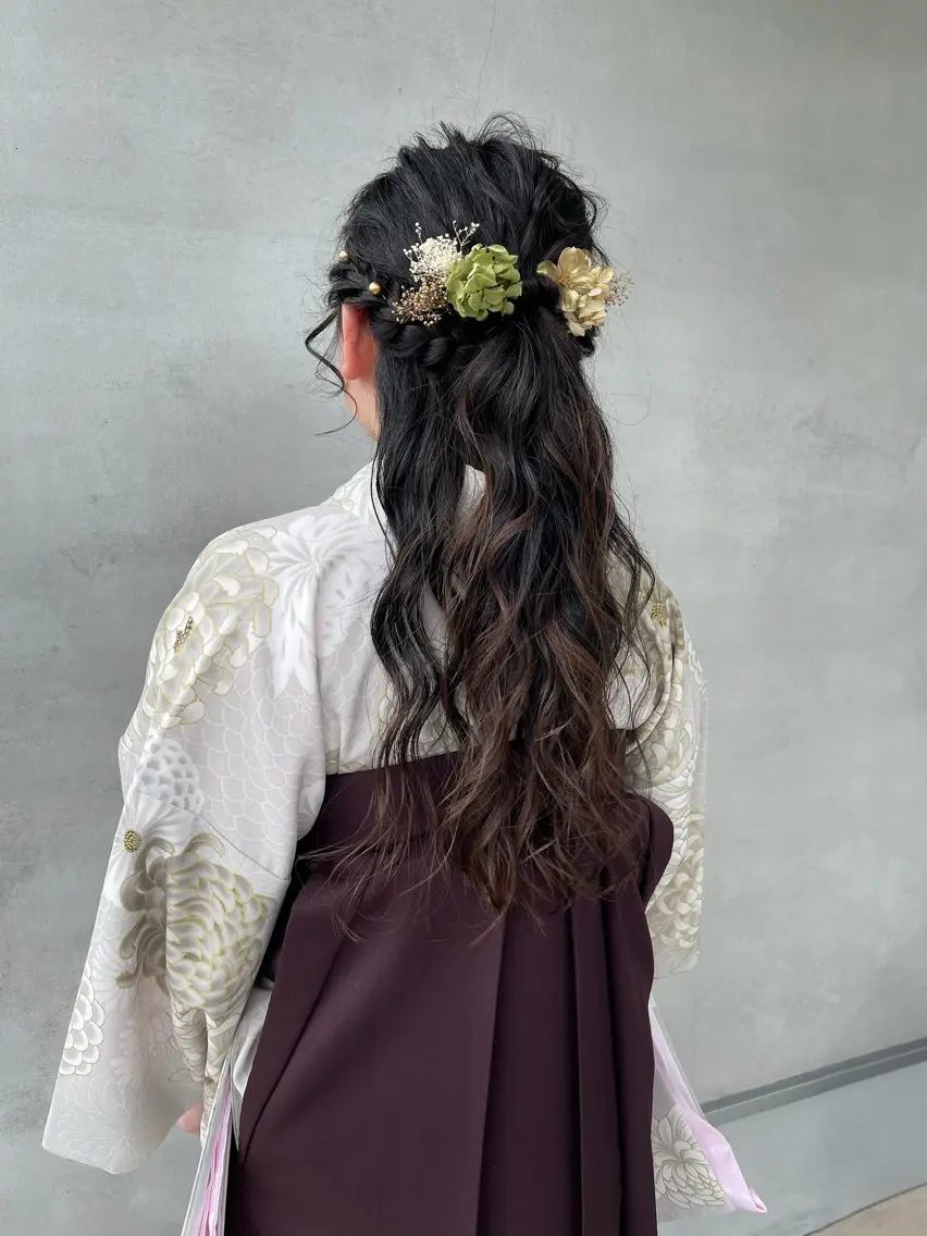 ロング ヘアアレンジ 増田 夏季のヘアスタイル