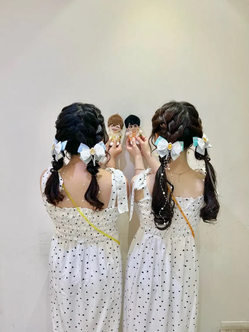 ヘアアレンジ ヘアセット エクステ/ストレート /暖色カラー/amiのヘアスタイル