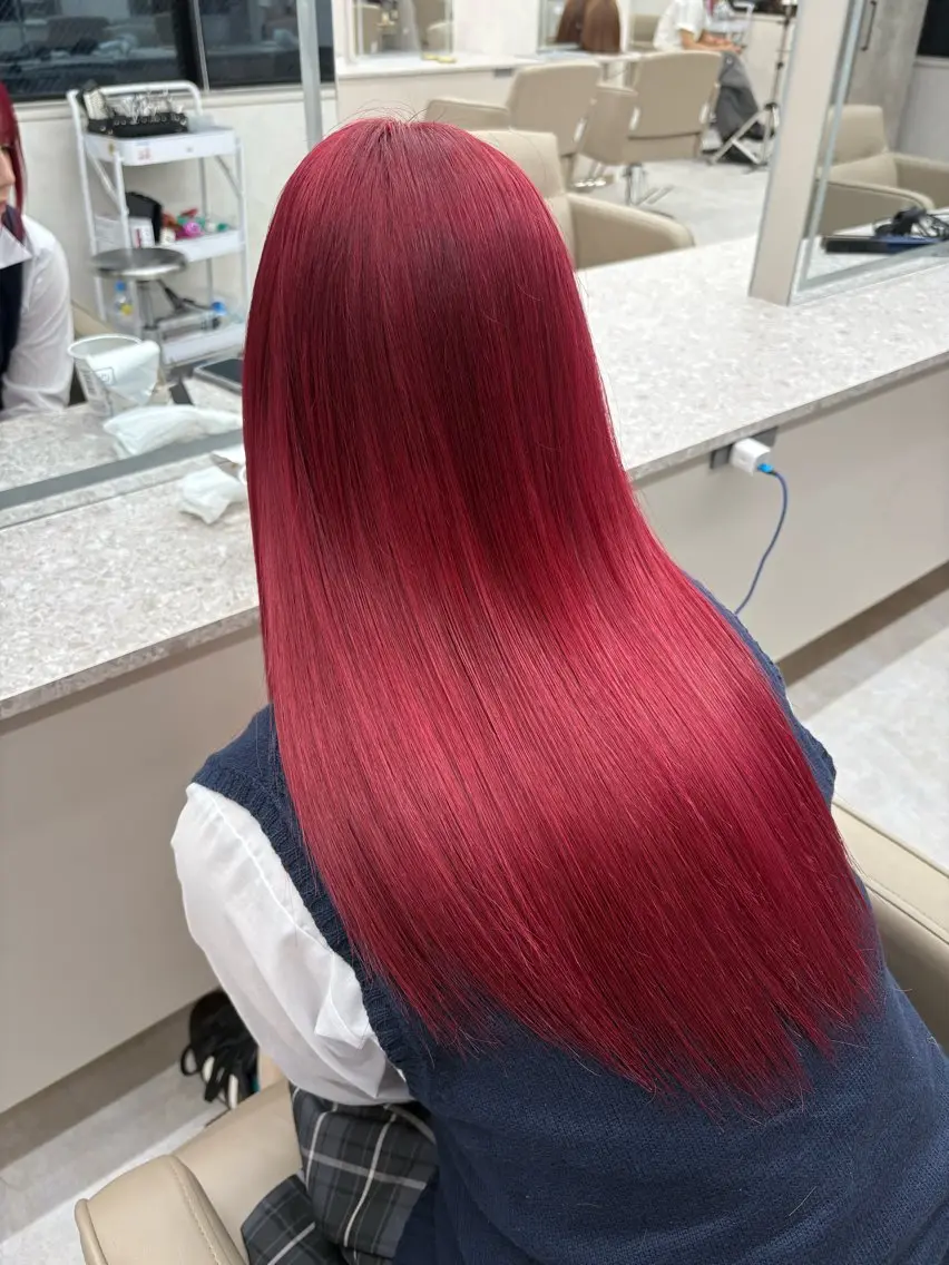 カラー ヘアカラー 💖艶髪×ハイトーン Harusa🎀のヘアスタイル