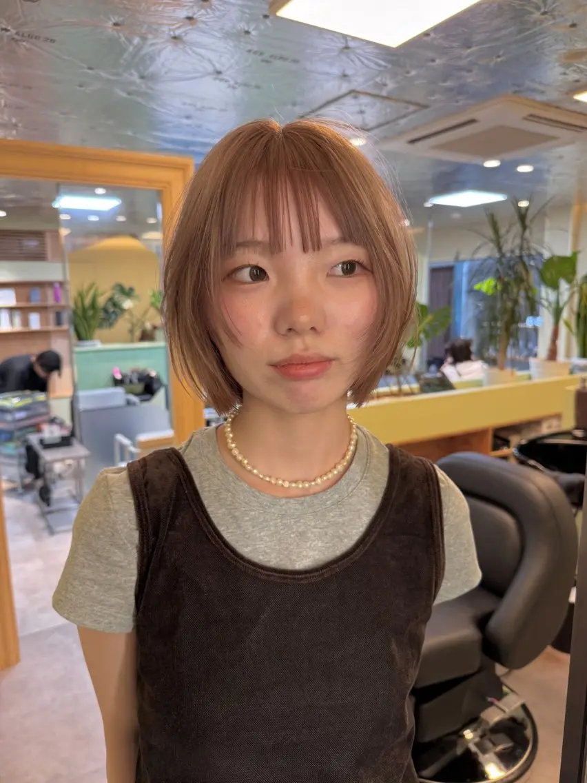 ショート カラー カット ヘアカラー KOHNO/ザクザク レイヤーとハッシュCのヘアスタイル