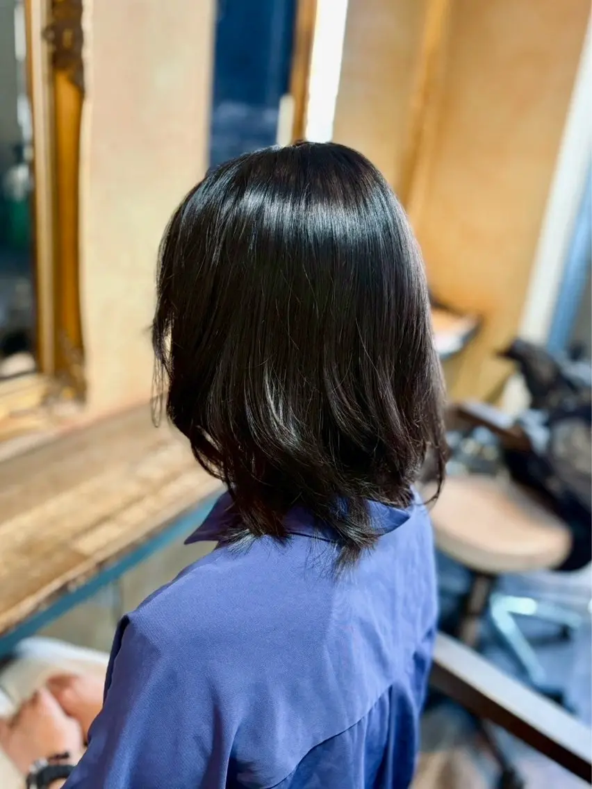 ミディアム ヘアアレンジ 中村 滉太のヘアスタイル