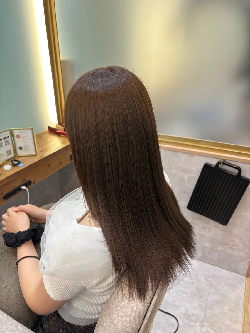 ロング ヘアカラー トリートメント 透明感カラー / tsukasa𖥧のヘアスタイル