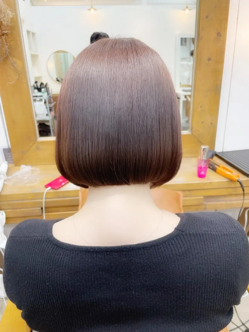 似合わせカット+カラー+ミネコラトリートメントの写真