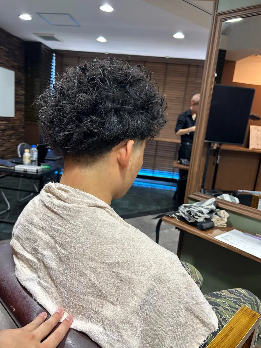 ミディアム メンズ 衛藤 星芭のヘアスタイル