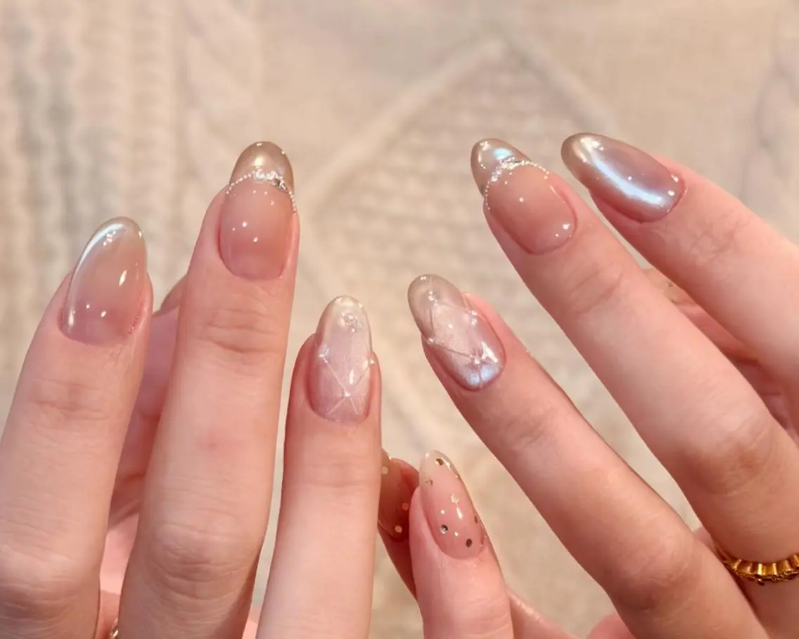 ネイル ハンドネイル ハンドケア 🍑 momo_nailのネイルデザイン