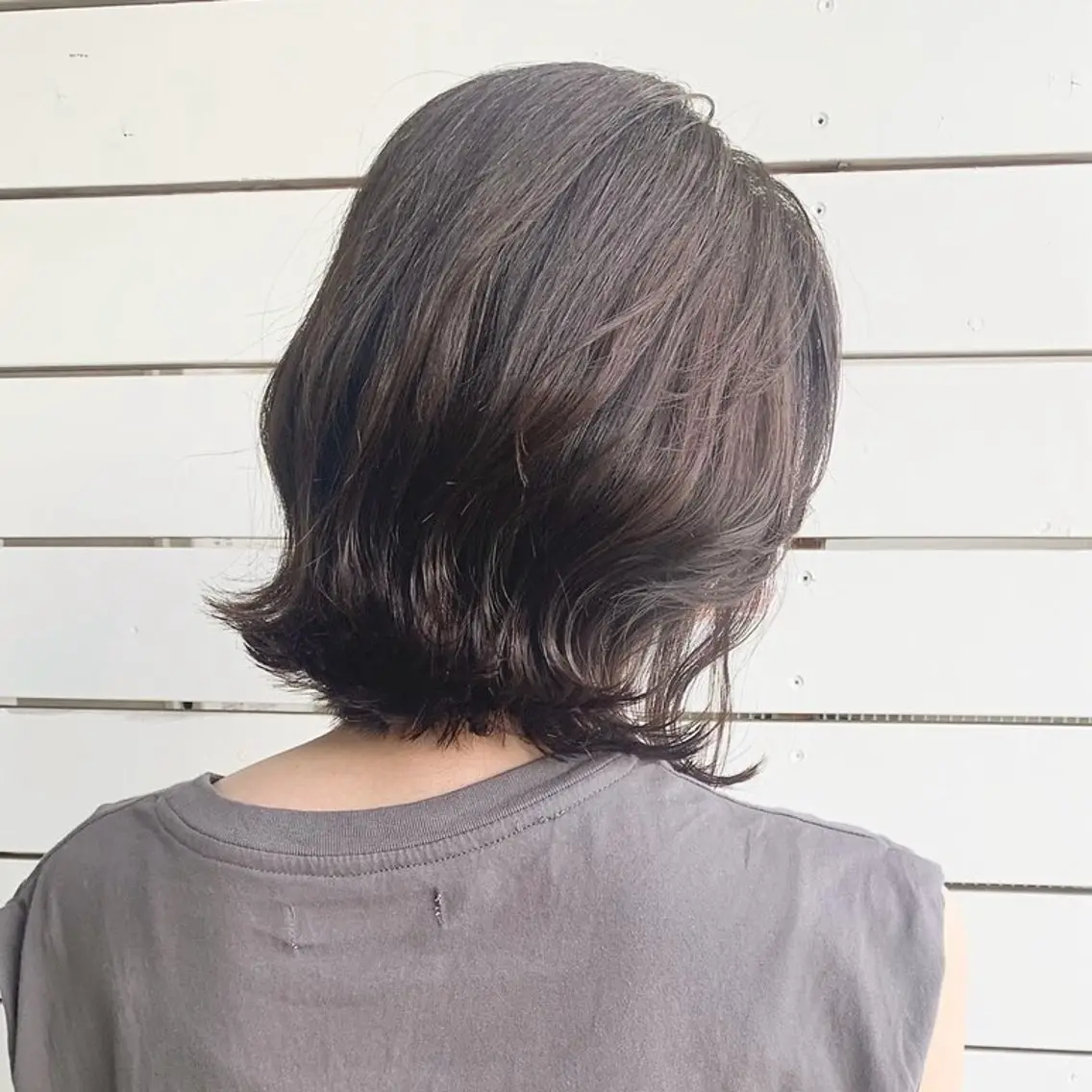 《平日限定》白髪染めリタッチカラー+トリートメントの写真