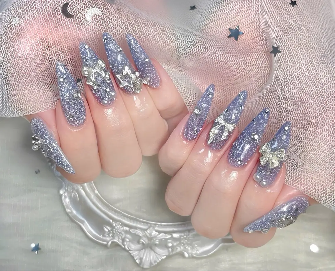 ネイル チークネイル 長さ出し フレンチネイル ジェルネイル グラデーション ハンドネイル THANHTHANH NAILのネイルデザイン