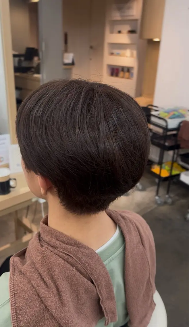 ショート パーマ メンズ 縮毛矯正 ストレートパーマ 松本 悠太郎のヘアスタイル