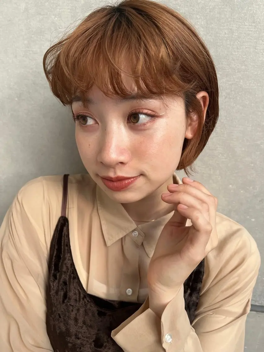 ショート 吉田 夏菜のヘアスタイル