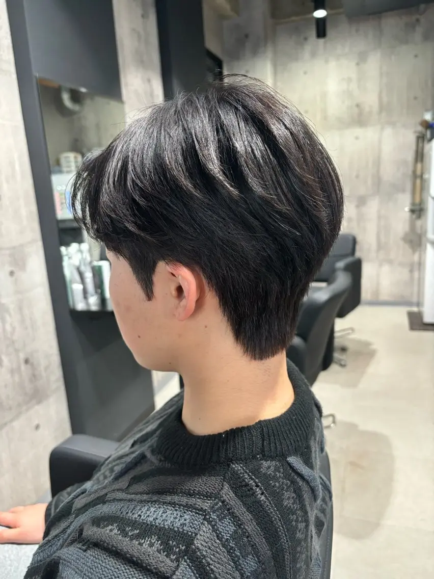 メンズカット✂︎+ダウンパーマ🇰🇷+トリートメント✨️の写真
