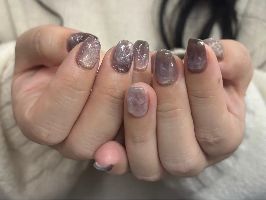 ネイル ハンドネイル rina ニュアンス♡ワンホンのネイルデザイン