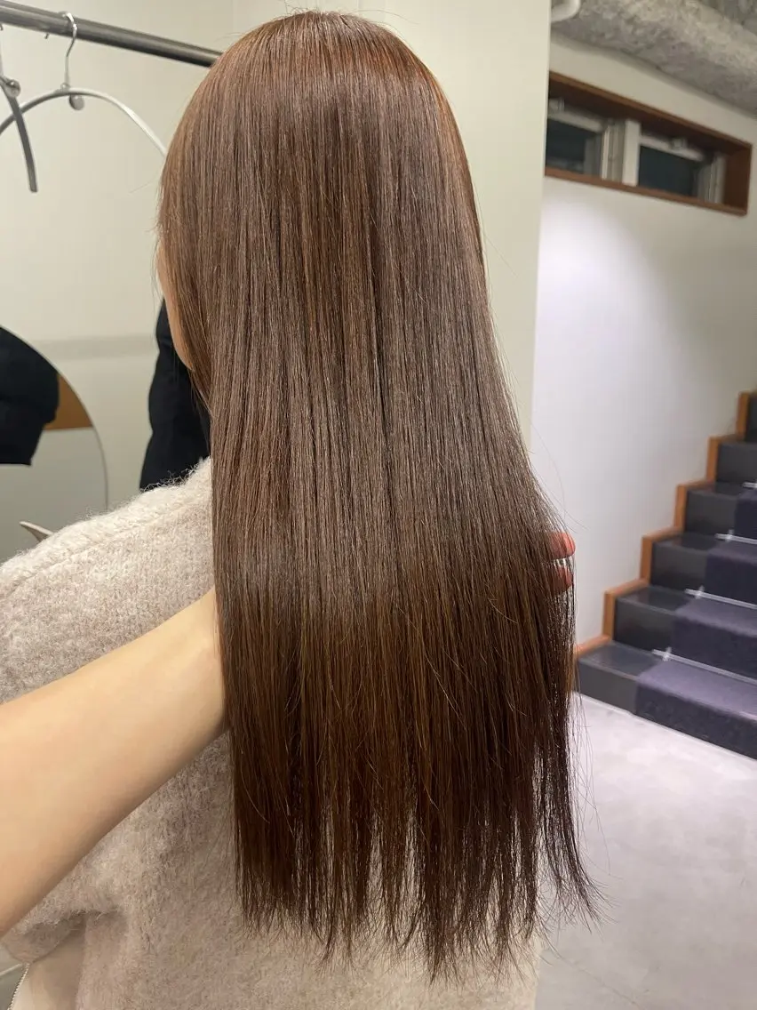 ‼️美髪に必須‼️ダメージレスストレートパーマ+カット+うる艶トリートメントの写真