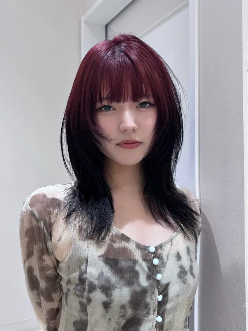 セミロング カラー ヘアカラー ハイトーン/デザイン 🥣KYOKAのヘアスタイル