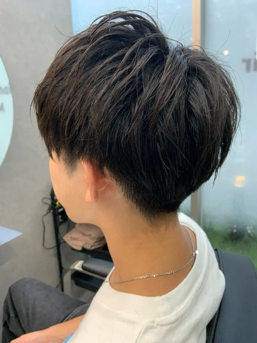 メンズ限定 似合わせカット+黒染めor白髪染め+トリートメントの写真